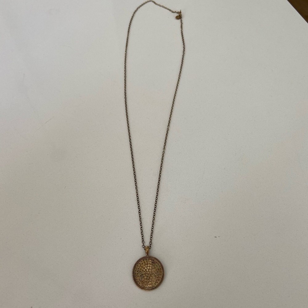 Anna Beck Gold Medallion Pendant Necklace